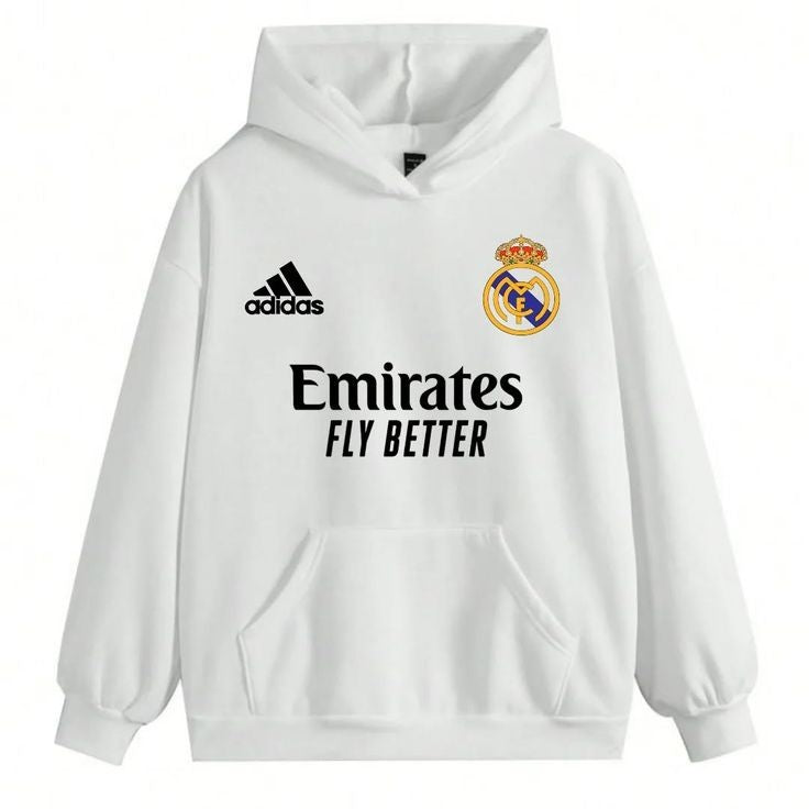 Real Madrid Hoodie - White