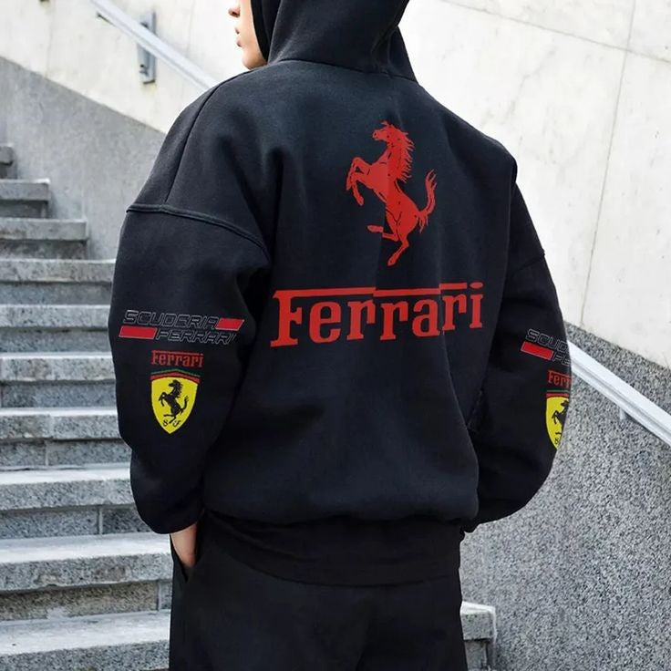 Ferrari Hoodie - Black